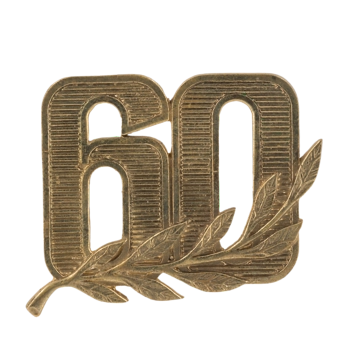 Знак "60 лет" ЗН189